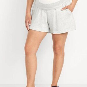 Maternity Rollover-Waist SoComfy Shorts